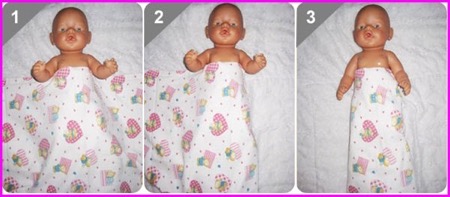 Свободное пеленание новорожденного в картинках